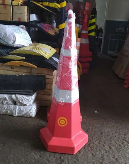  Orange Safety Cone Flexible