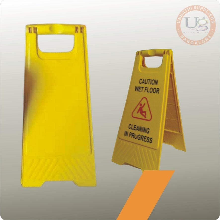 Wet Floor Stand caution board