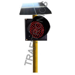 Solar Traffic Signal Blinker without Pole